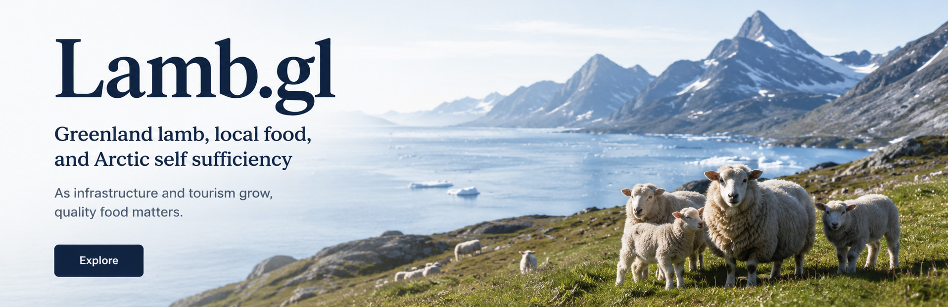 Lamb.gl — Greenland lamb, local food, and Arctic self sufficiency