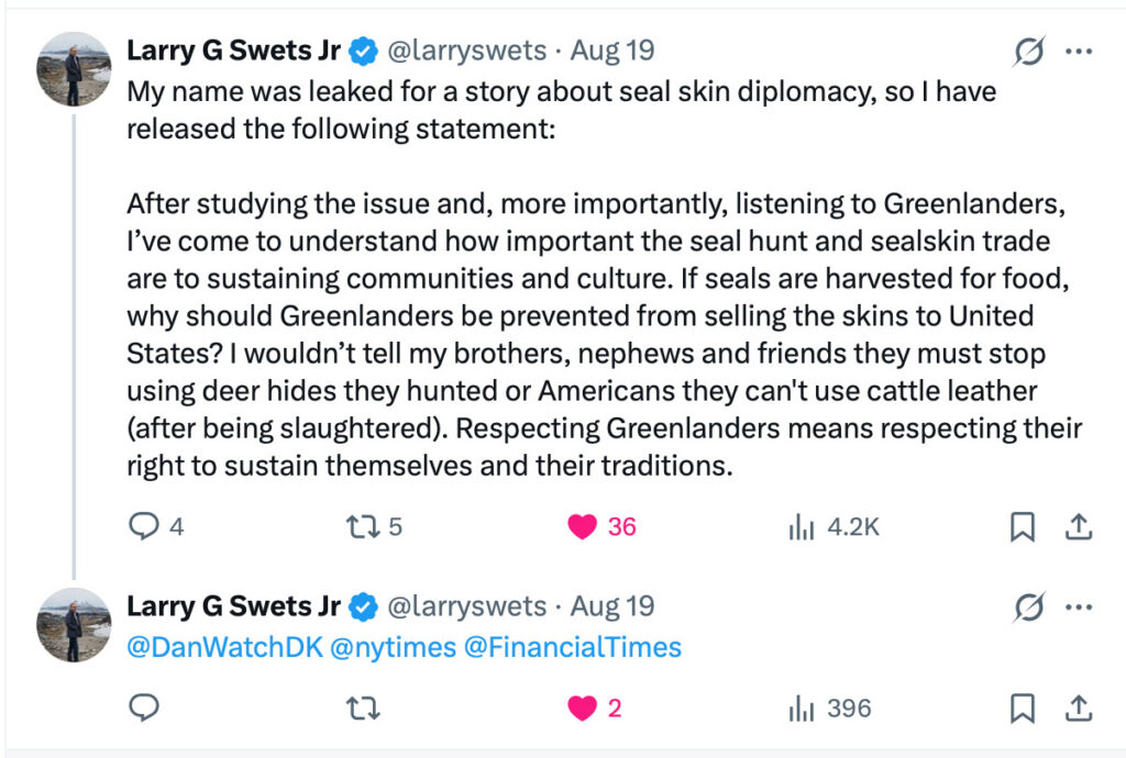 Larry Swets X Post August 19, 2026